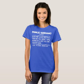 Beamter Noun Government Worker Funny T-Shirt (Vorne ganz)