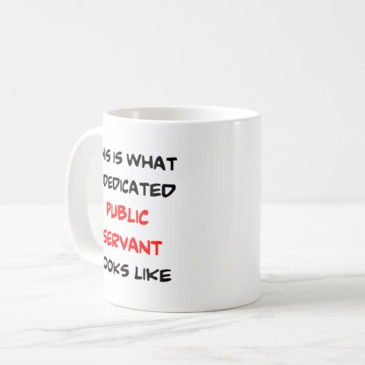 Beamter, phantastisch kaffeetasse (Vorderseite Links)