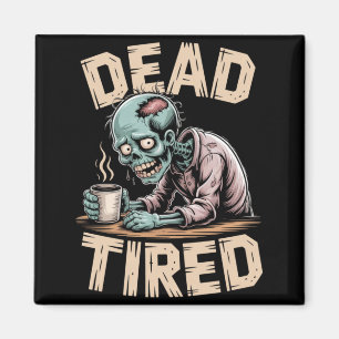 Beamter Zombie-Kaffeetottrinker Magnet