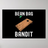 Bean Bag Bandit Cornhole Poster (Vorne)