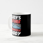 Bean Bag Player Champ Daddys Future Cornhole Kaffeetasse (Vorderseite Links)