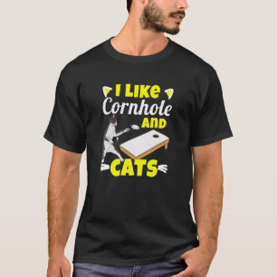 Bean Bags Cornhole Cat Women T-Shirt