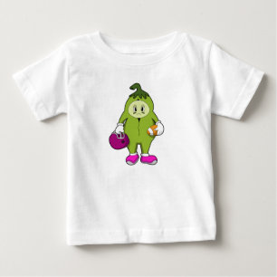 Bean beim Fußballsport Baby T-shirt