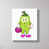 Bean beim Fußballsport Leinwanddruck (Vorderseite)