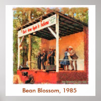Bean Blossom 1985 Bill Monroe Tanzplakat
