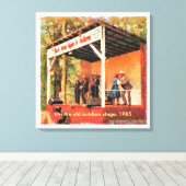 Bean Blossom Leinwand, 1985 Leinwanddruck (Insitu (Holzboden))