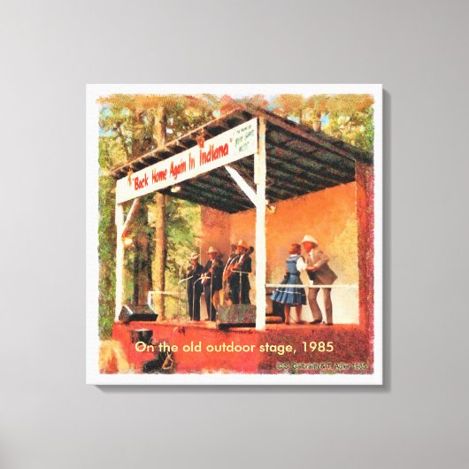 Bean Blossom Leinwand, 1985 Leinwanddruck (Vorderseite)