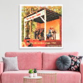 Bean Blossom Leinwand, 1985 Leinwanddruck (Insitu (Wohnzimmer))