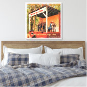 Bean Blossom Leinwand, 1985 Leinwanddruck (Insitu (Schlafzimmer))