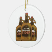 Bean Cider Keramik Ornament (Links)