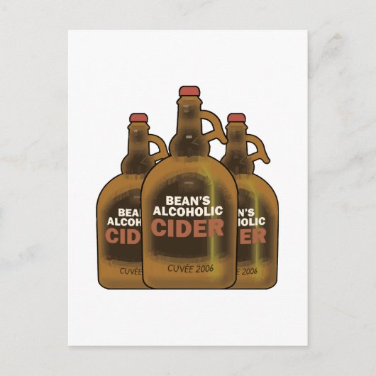 Bean Cider Postkarte (Vorderseite)