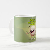 Bean, die weiße Bohne Kaffeetasse (Vorderseite Links)