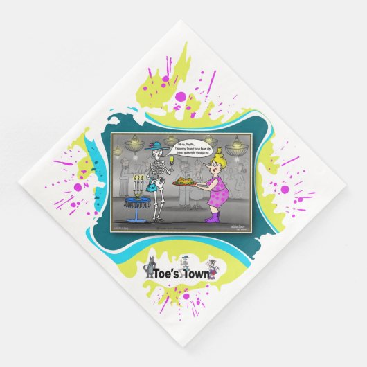 Bean Dip | Birthday Dinner Napkin Serviette (Ecke)