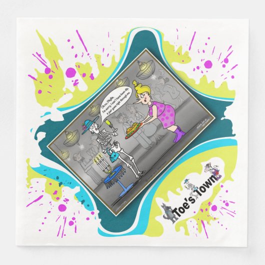 Bean Dip | Birthday Dinner Napkin Serviette (Vorderseite)