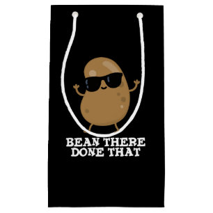 Bean dort getan, dass lustige Bean Puck Dark BG Kleine Geschenktüte