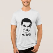 Bean Face Stencil Pop Art T - Shirt (Vorderseite)