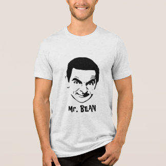 Bean Face Stencil Pop Art T - Shirt