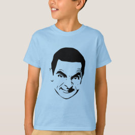 Bean Face Stencil Pop Art T-Shirt