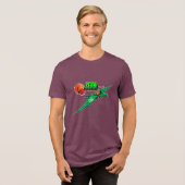 BEAN Flieger Herren  Tri-Blend Shirt (Vorderseite voll)
