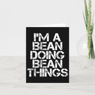 Bean Funny Familienname Tree Geburtstag Wiedersehe Karte