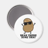 Bean hat dort diese lustige Bean Puppe gemacht Magnet (Vorderseite/Rückseite)