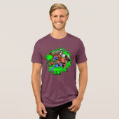 BEAN! Helden Männer    Tri-Blend Shirt (Vorderseite voll)