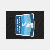 Bean Hollow State Beach California Mermaid Vacatio Fleecedecke (Vorderseite (Horizontal))
