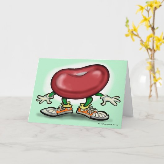 Bean Karte (Gelbe Blume)