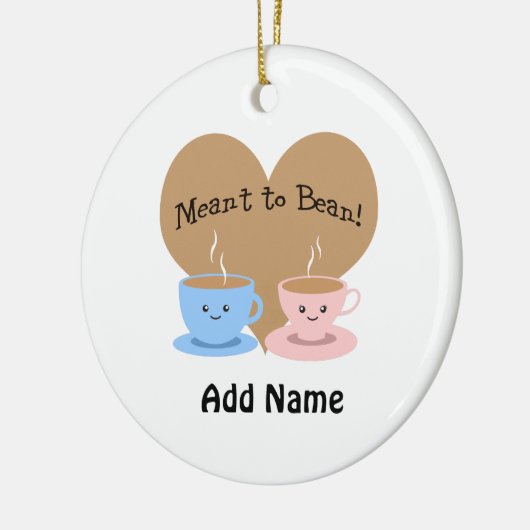 Bean Keramik Ornament (Links)