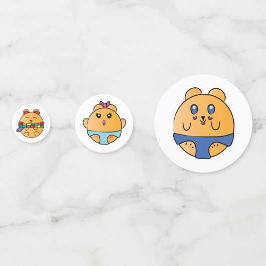 Bean Konfetti (Rückseiten)