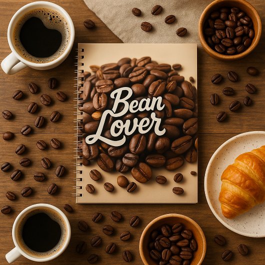 Bean Lover Kaffeebohnen Ästhetik Planer