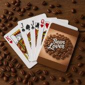 Bean Lover Kaffeebohnen Ästhetik Spielkarten