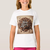 Bean Lover Kaffeebohnen Ästhetik T-Shirt (Vorderseite)