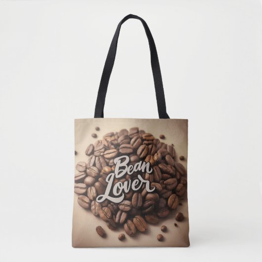 Bean Lover Kaffeebohnen Ästhetik Tasche (Vorderseite)