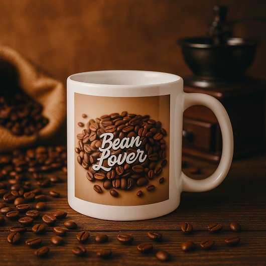 Bean Lover Kaffeebohnen Kaffeetasse