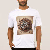 Bean Lover Kaffeebohnen Männer aktiv T-Shirt (Vorderseite)