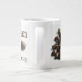 Bean Me up Scotty Coffee Bean Spaß Jumbo-Tasse (Rückseite)