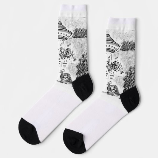 Bean mir die Charleston Mercury Socken (Linkes Detail)