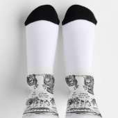 Bean mir die Charleston Mercury Socken (Oben)