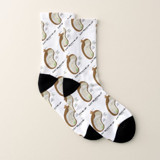 Bean mir einfach ein anatomisches Spaß Diagramm Socken (Paar)