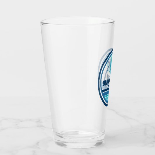 Bean Point Beach Florida Palm Tree Birds Glas (Rechts)