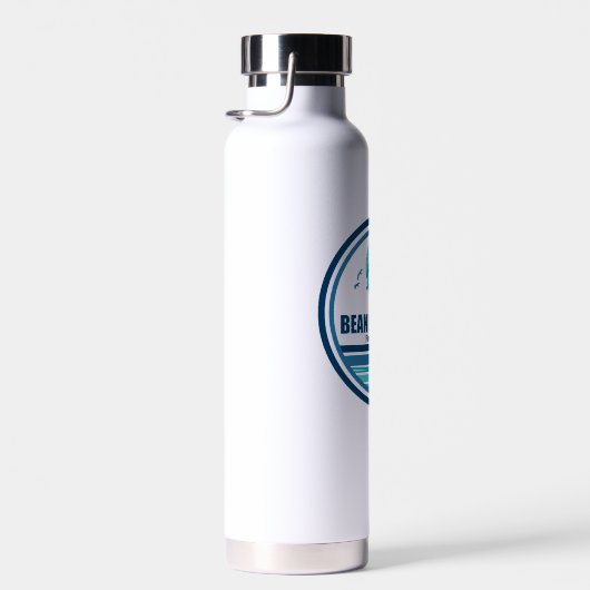 Bean Point Beach Florida Palm Tree Birds Trinkflasche (Rechts)