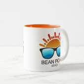 Bean Point Beach Florida Sonnenbrille Zweifarbige Tasse (VorderseiteRechts)