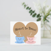 Bean Postkarte (Stehend Vorderseite)