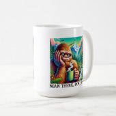 Bean There, done that - Funny Bigfoot Design Kaffeetasse (VorderseiteRechts)