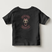 Bean Town Bandits Kinderkind T - Shirt - Rosa (Rückseite)