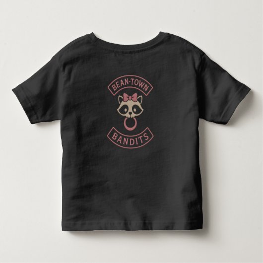 Bean Town Bandits Kinderkind T - Shirt - Rosa (Rückseite)