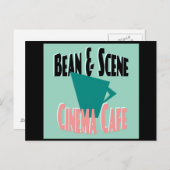 Bean und Szene Postkarte (Vorne/Hinten)