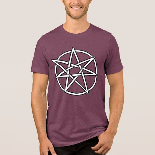 BEAN! Wizard Star Herren    Tri-Blend Shirt (Vorderseite)
