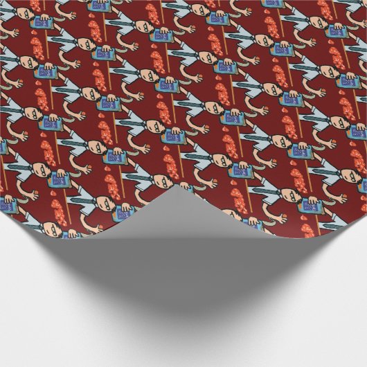 Bean-Zähler Geschenkpapier (Ecke)